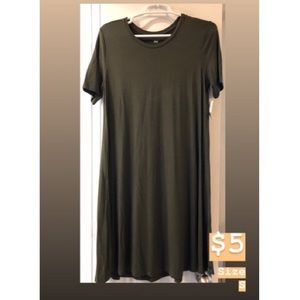 Casual Green Dress